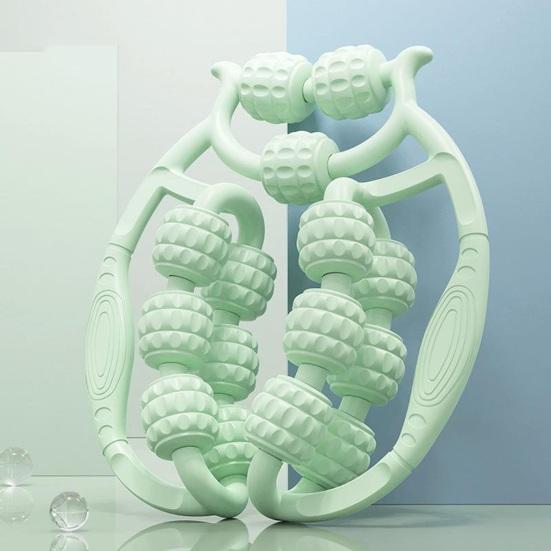 

Круглые зажимы для ног, 15-колесный мышечный роликовый массажер, снимающий болезненность и скованность, мышечный ролик для ног, рук, спортивного оборудования для занятий йогой и бодибилдингом в помещении