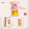 Non-Toxic Twelve Chinese Zodiac Signs Animals Toys Micro Building Blocks Models Toys For Kids Birthday Gifts Desk Ornaments