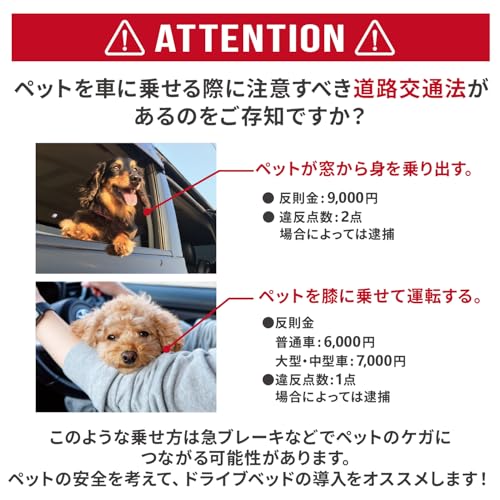 Three Arrows Pipi Drive Bed, Black, for Dogs and Cats