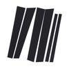 6PCS Pillar Post Cover Glossy Black Stylish Easy Installation Car Door Pillar Post Cover for Crown Victoria