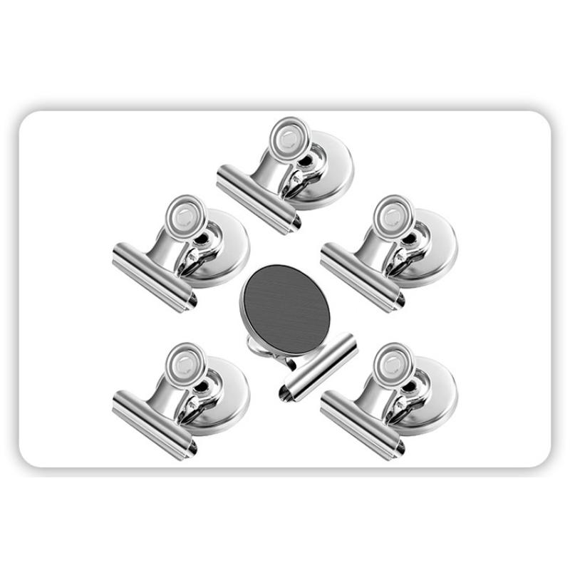 Durable Magnetic Photo Clips 3/12Pcs Metal Fridge Magnet Clips for DIY Picture Display Home Organization