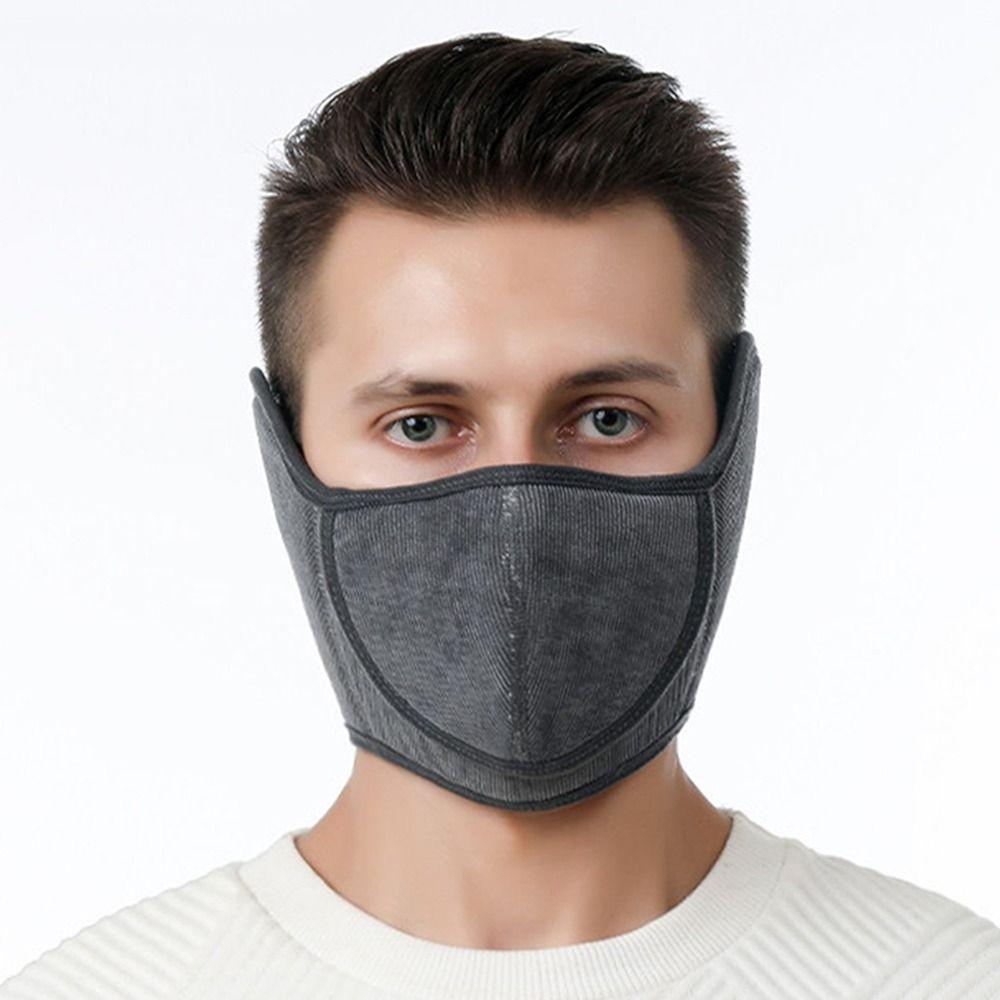 Warm Half Face Mask Cold-proof Earmuffs Fashion Mouth Cover  Winter