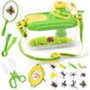 Apanhador de Insetos para Crianças, Kit de Captura de Insetos com 17 Peças, Coletor de Insetos Brinquedo, Insetos, Rede para Borboletas, Aparelho para Capturar Insetos, Kit de Explorador ao Ar Livre para Crianças de 3 4 5 6 7 8 Anos