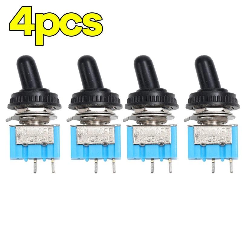 For Motorcycles Boat Supplies Accessory MT-S101 2 Pin 2 Position Mini Toggle Button Switch Blue Micro Toggle Switch Tool 1-10PCS