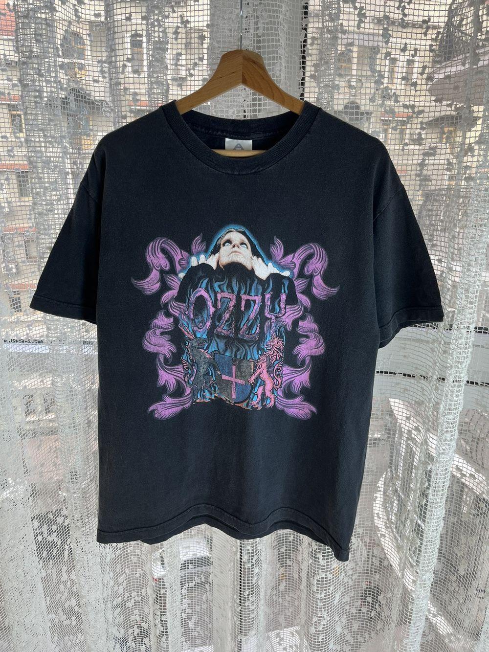 Ozzy Osbourne Vintage 90 Basic Style Black Unisex Tshirt Reprint S5XL KH7446 S