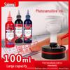 Red Quick-Dry Photosensitive Ink Pad (Oil-Based, 100ml) for Stamping and Financial Use