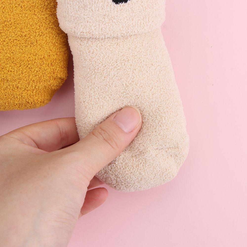 Animals Baby Thickening Plush Coral velvet socks Floor Sox Anti-slip Slippers Newborn Toddler Socks