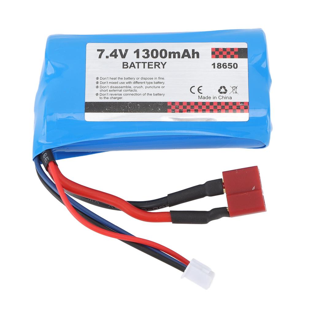 Akumulator Li-Ion 18650 7.4V 1300mAh Akumulator do ładowania Pasuje do Samochodu RC SCY 16101 16102 16103 116