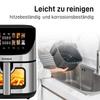 Air Fryer XXL Airfryer 8.5L Airfryer with Viewing Window & Color Display, 12 Programs, Color LED Touchscreen, Easy Cleaning