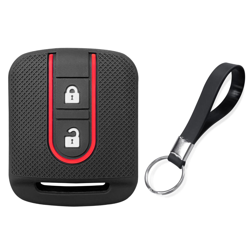 for Nissan qashqai j10 tiida note X-Trail T-31 Pathfinder navara Primera silicone car key case remote key holder cover chain
