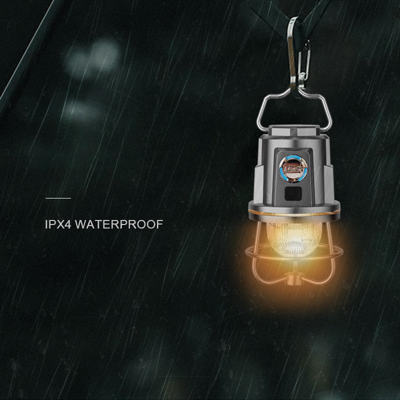 Lighthouse Camping Lantern Camping Lamp Multifunctional Camp Ambience Light Tent Light Outdoor Emergency Flashlight