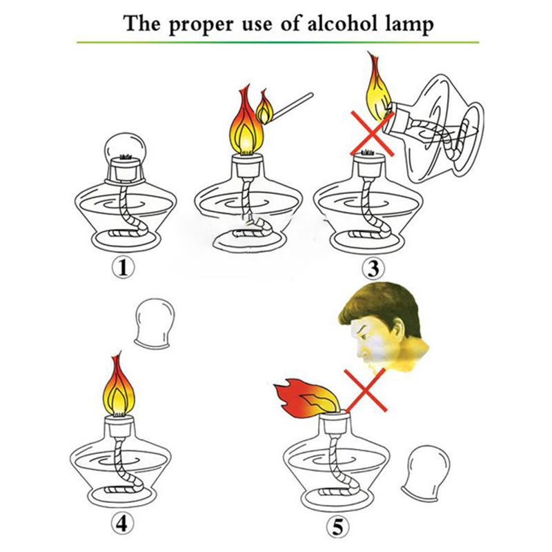 1 Stück tragbare Aluminiumlegierungslampe Alkohol-Flüssigkocher 50ML Kocher Alkohollampe für Outdoor-Survival Camping Labor Lehre