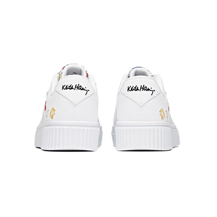 Anta Keith Haring X  Lifestyle Series Low-Top Sneakers Women Sneakers White Yellow 922038023-9