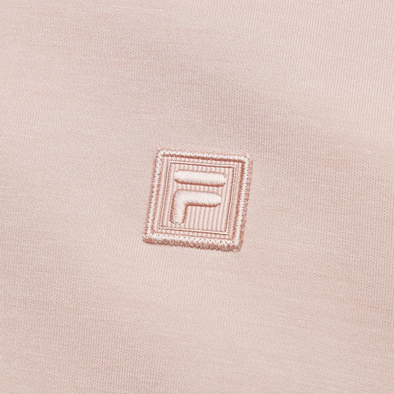 Fila Milano Series Soft And Stretchy Loose Hooded Cardigan Women Outerwear Aromatic-Pink F11W535501FPK