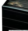 Outdoor Lunch Box Made in 3 Senjiki Black Pine Cone x x J-kitchens (Lunch Box) Japan, Tiers, 7-inch, Pattern, Pattern, 20.9cm 20.9cm 17.1cm