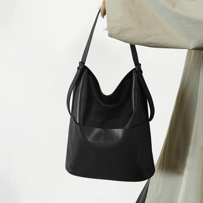 Top-tier Leather Tote Bags for Autumn and Winter, Trendy Leather Women's Bags, and Women's Commuter Crossbody Bags and Luggage
