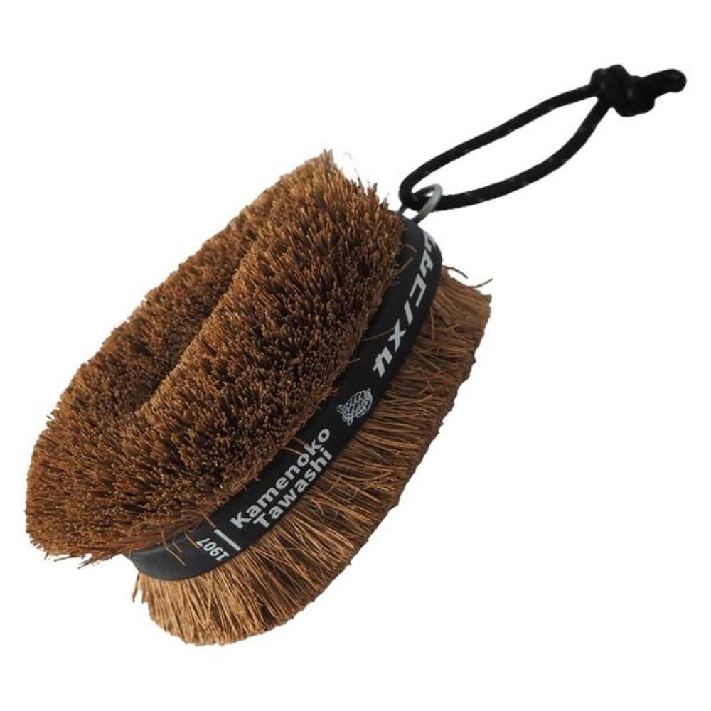 Kamenoko Scrub Nishio Kamenoko Scrubbing Brush Obi Orange Black Red