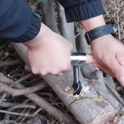 Auger Wrench Tool Multitool Bushcraft Puncher for Survival Camping