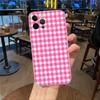 Simple Chic Lattice Pattern Fit For IPhone 16 15 Promax Phone Case IPhone 14 11 12 High End 13 Pro Silicone
