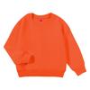 320g Cotton Kids' Round Neck Sweatshirt - Autumn/Winter Casual Solid Color Pullover