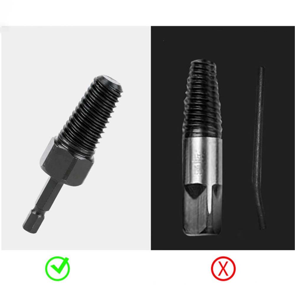 For 1 Inch Pipe Hex Shank Extractor Broken Screw Extractor Plumbing Tasks For 1-inch Water Pipe Broken Screw Extractor Tool