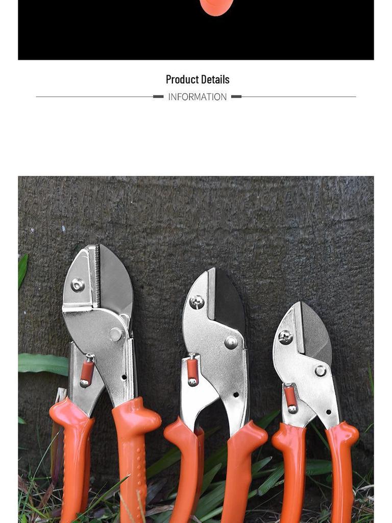 High-Performance SK5 Steel Pruning Shears for Thick Branches and Garden Use