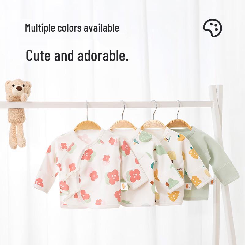 Babyprints Newborn Pure Cotton Long-Sleeve Undershirt 2-Pack