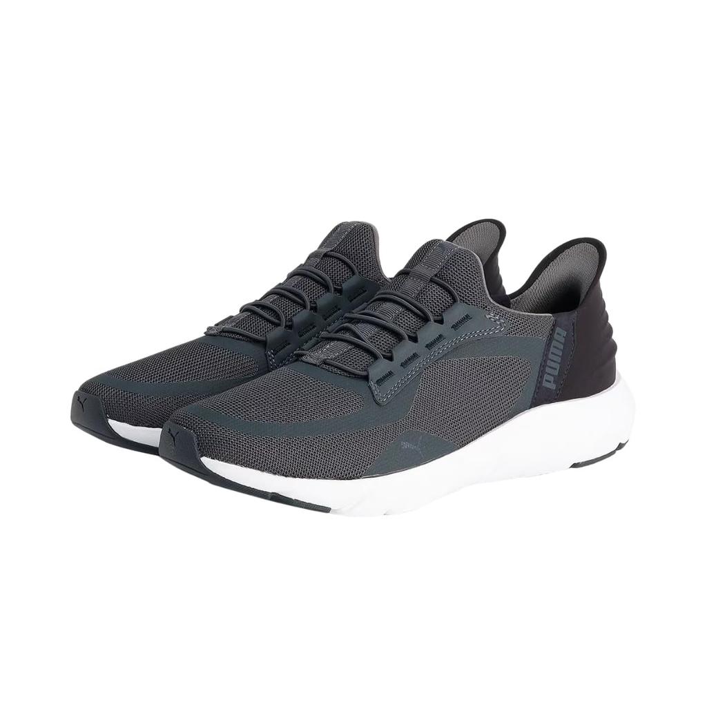 Running shoes SOFTRIDE Flex Lace EASE IN Wide ALT Unisex Adult 2025 Color Strong Navy cm [PUMA] Spring/Summer Gray/New (03) 26.5
