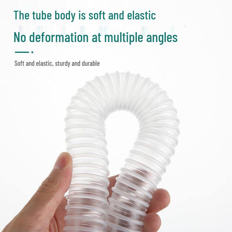 Transparent PE Sink Drain Pipe Extension Set
