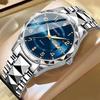 New Men's Watch Dual Calendar Fashion Night Light Business Quartz Watch