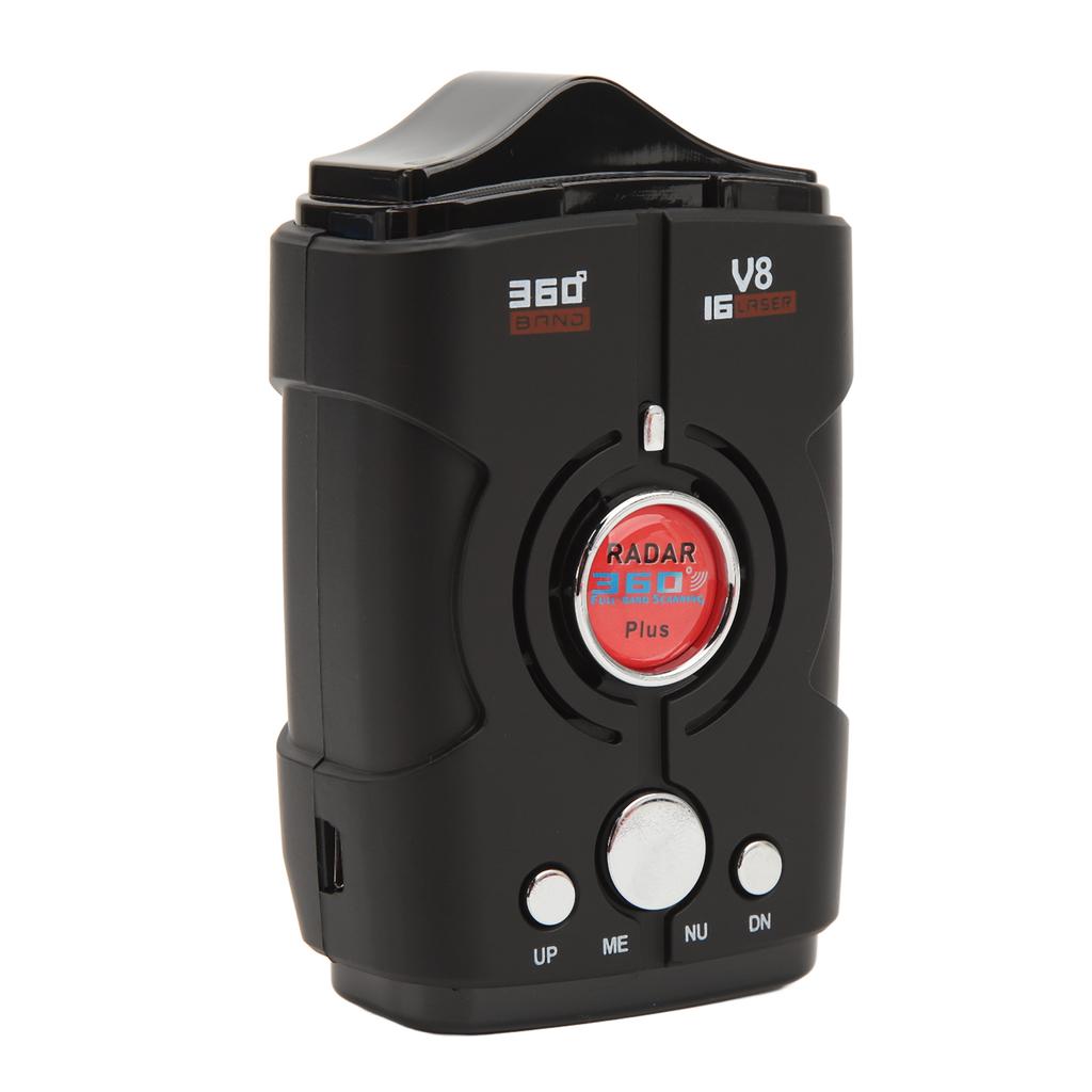Car Radar Detector Extended Range 2.4GHz 410MHz 360 degrees Real Time Voice Alerts Built in GPS Speed Radar Detector