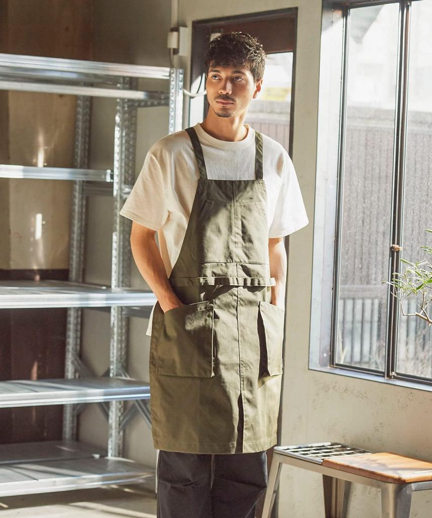 GORDON MILLER Cordura Work Apron Free Size Olive Drab 1673949