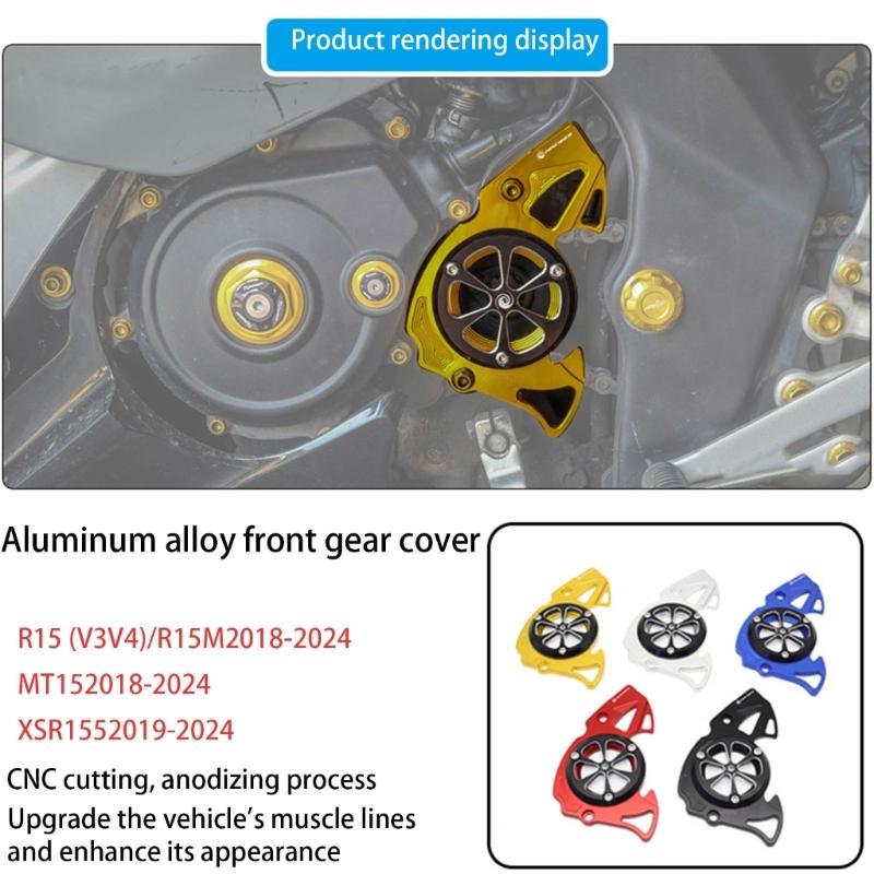 Front Tooth Protections Cover Aluminum Alloy Front Tooth Cover For 15 3 4 R15M MT15 XSR155 Motorcycle Accessories