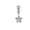 Crystals Star Dangled Belly Button Rings Stainless Steel Dainsty Zircon Navel Ring Belly Piercing Body Jewelries
