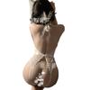 Sexy Lingerie Sao Transparent Passion Sex Fun Uniform Teasing Perspective Lace Suit Women