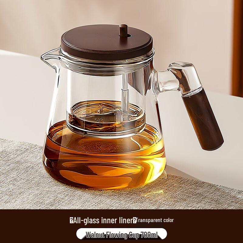 ZISIZ All-Glass Tea Infuser Pot