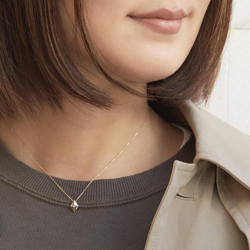 Pair Necklace SV925 K10 Yellow Gold Ensemble AJVD4038 DI [Official] [Vendome Aoyama] [WEB Exclusive]