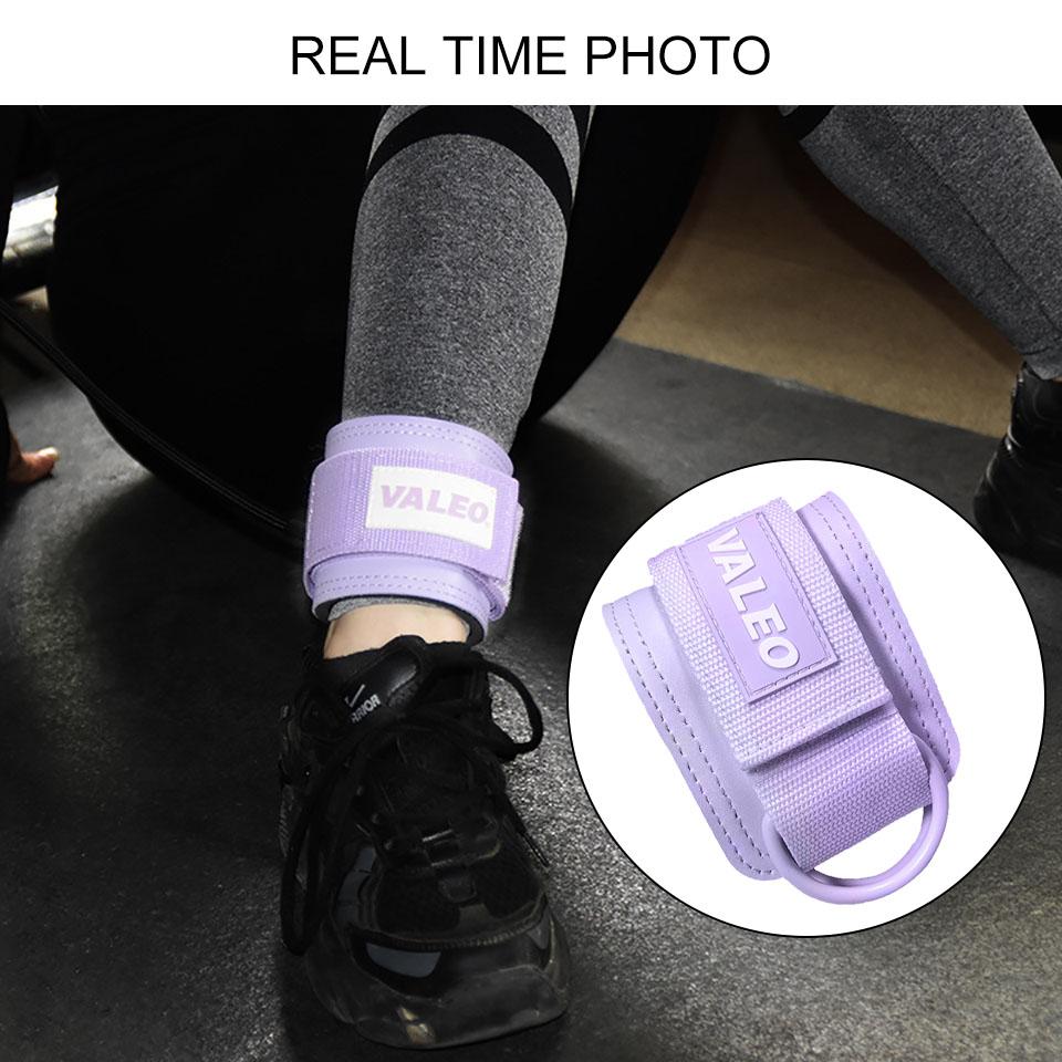 1Pcs Fitness Ankle Straps Adjustable Foot Support Yoga Sport Tool Women Men Cuffs Ankle Padded Weight Leg Foot Training Brace