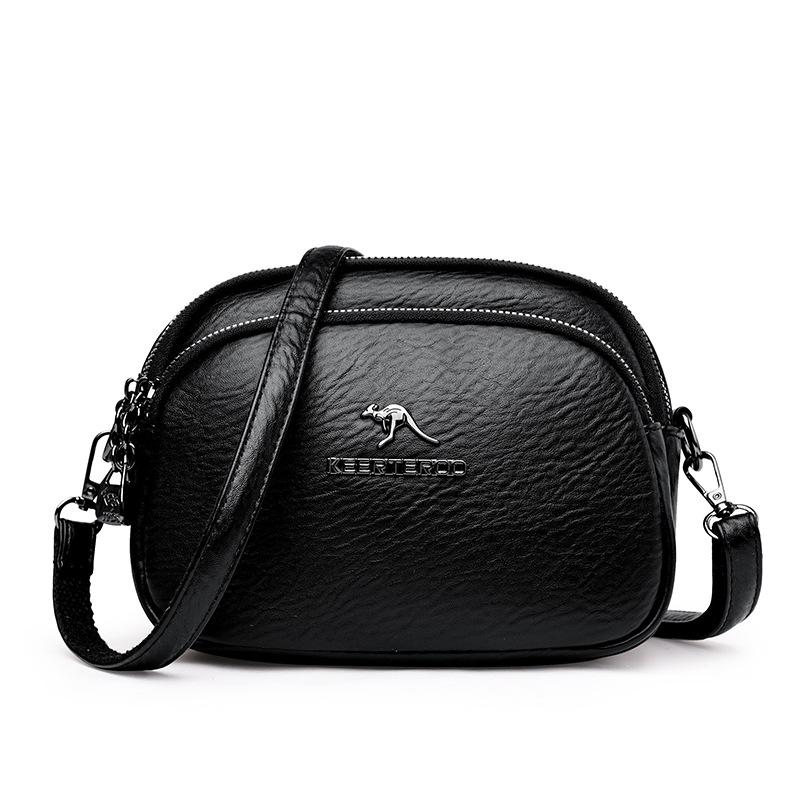Mobile phone bag small bag women's fashion new change bag soft leather versatile medium mother bag women's messenger bag
