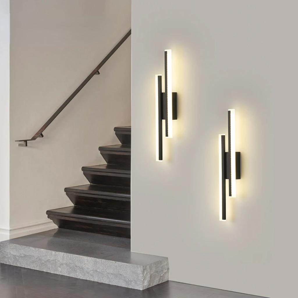 New Elegant, modern, and stylish black Nordic LED wall sconce light for home or office use. This contemporary, sleek fixture fea