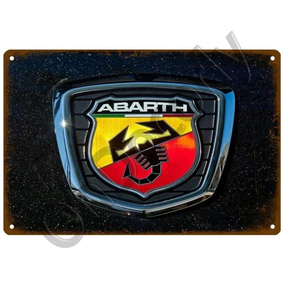 FIAT Garage Bar Metal Sign, Auto Brand Wall Decor 20x30cm