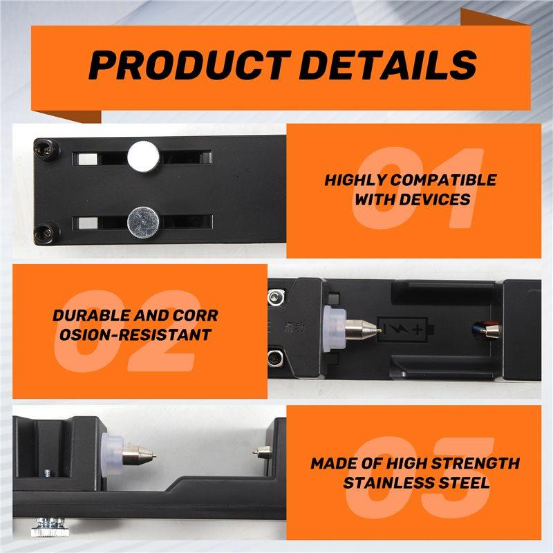 ABIY 18650 26650 21700 Lithium Battery Four-Wire System Internal Resistance Meter Test Bracket Battery Fixture Clamp Holder