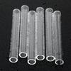 6 Pcs 4Inch Clear Borosilicate Glass Tube 12Mm OD 8Mm ID 2Mm Glass Thick Blowing Tubes with Cleaning Brush Easy Install