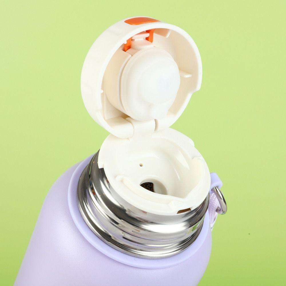 With Handle Portable Thermal Mug Stainless Steel Thermal Water Bottle  Practical Gift