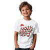 Fun Six Seven 6 7 Meme Design T-Shirt for Kids Chaotic Humor Y2k Game Saying Tees Christmas Gift Top Fashion Children's Clothing