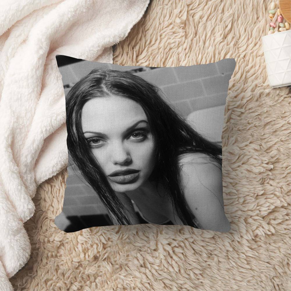 Actor Star Angelina Jolie Pillow Anime Pillow Sofa Bed Head Pillow Cover Cushion Cover x cm Fashion