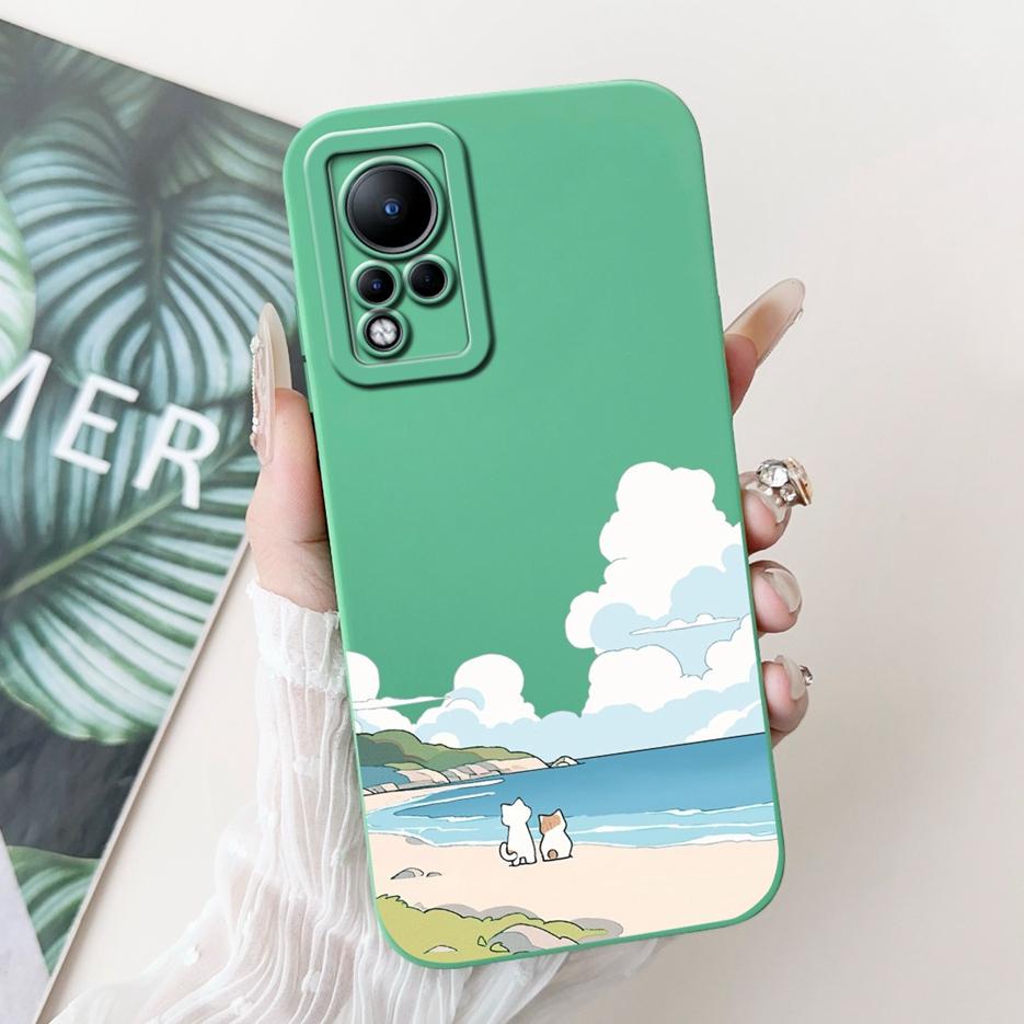 Für Infinix Note 11 Hülle Note 12 X663 X663B Stilvolle Candy Painted Handyhüllen für Infinix Note 11 Pro Note11 S Weiche Fundas