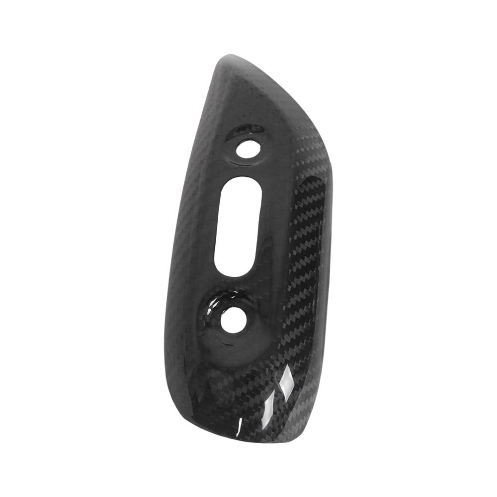 For Ducati Monster 696 795 796 1100 Carbon Fiber Exhaust Heat Shield Pipe Cover Guard Anti-Scalding Shell
