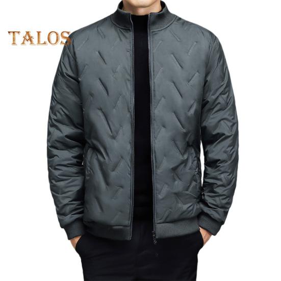 

Мужское зимнее хлопковое пальто с карманами, воротником-стойкой, длинным рукавом, утолщенной бархатной подкладкой, куртка с карманами, ветрозащитная верхняя одежда S темно-серого