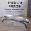 Reading Glasses Anti-Blue High Definition Magnifying Glass Men And Women With The Same Rimless Glasses Middle-Aged And Elderly Reading Glasses Factory